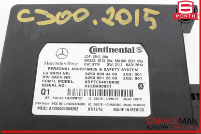 12-20 Mercedes W205 C300 SL400 GLA250 Communication Control Module Unit OEM