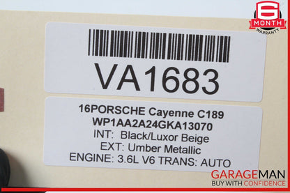 11-18 Porsche Cayenne 958 Electronic Parking Brake Control Module 7P0907801F OEM