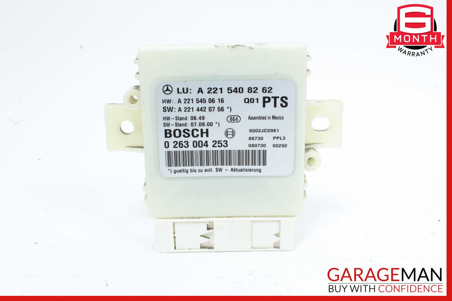 07-09 Mercedes W221 S550 CL550 Parking Back Up Reverse Distance Control Module