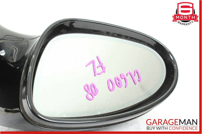 07-09 Mercedes W216 CL600 Front Left Side Mirror Door Rear View Black OEM