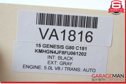 15-17 Hyundai Genesis G80 5.0L Left Side Upper Timing Chain Cover OEM
