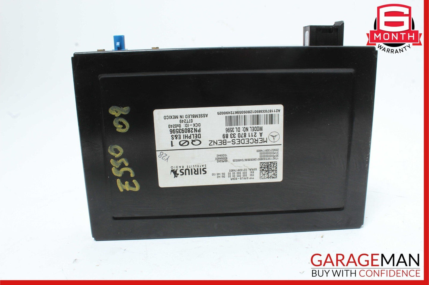 03-09 Mercedes W211 E550 ML320 CL550 Sirius Satellite Radio Receiver OEM