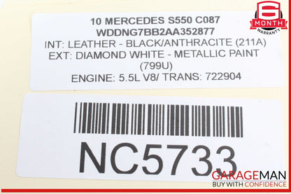 07-13 Mercedes W221 S550 S400 Sunroof Sun Roof Motor 2219066000 OEM