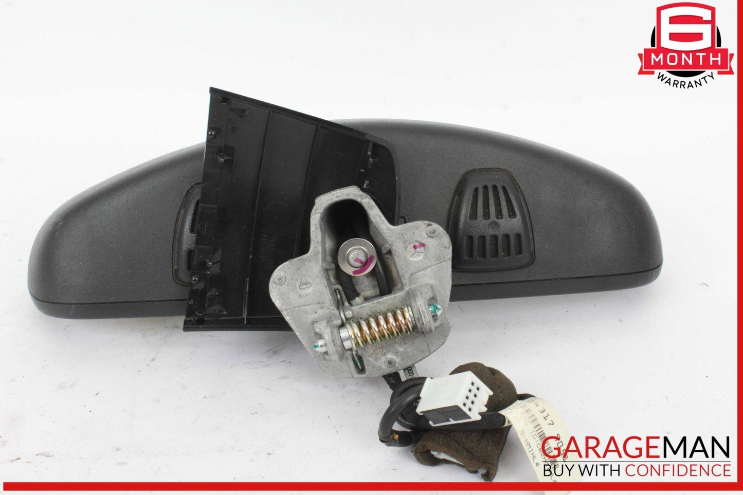 12-17 Mercedes W204 C250 C300 E350 Top Upper Interior Rear View Mirror Black OEM