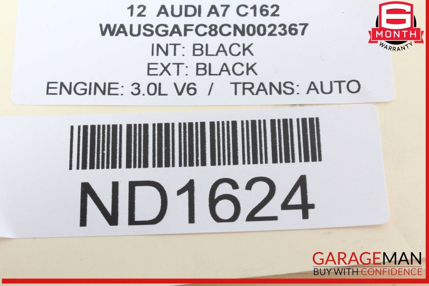 12-18 Audi A7 SQ5 Rear Keyless Key Less Entry Antenna Module 8K0907247 OEM
