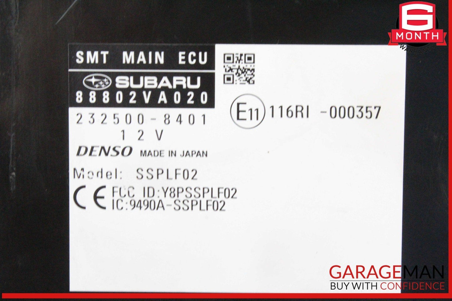 14-18 Subaru WRX ECU Keyless Access Control Module Unit 88802VA020 OEM