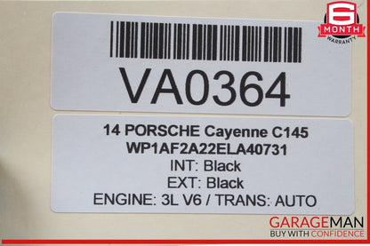 Porsche Cayenne 958 Hybrid S Rear Bumper Blind Spot Distance Sensor Module OEM