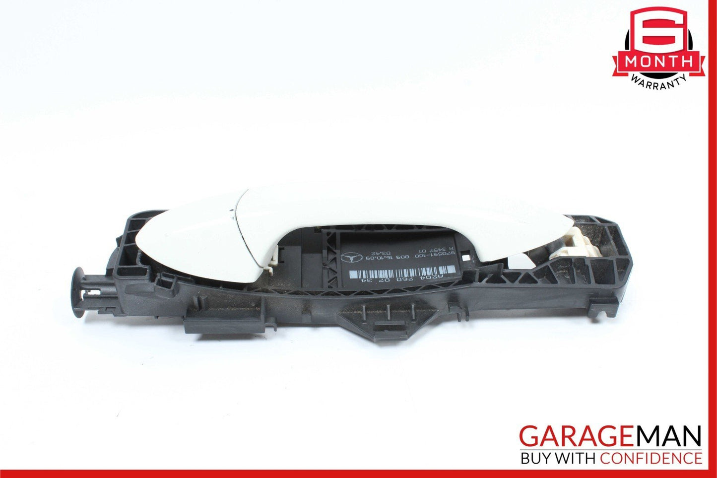 09-15 Mercedes X204 GLK350 Rear Left Side Exterior Door Handle White OEM