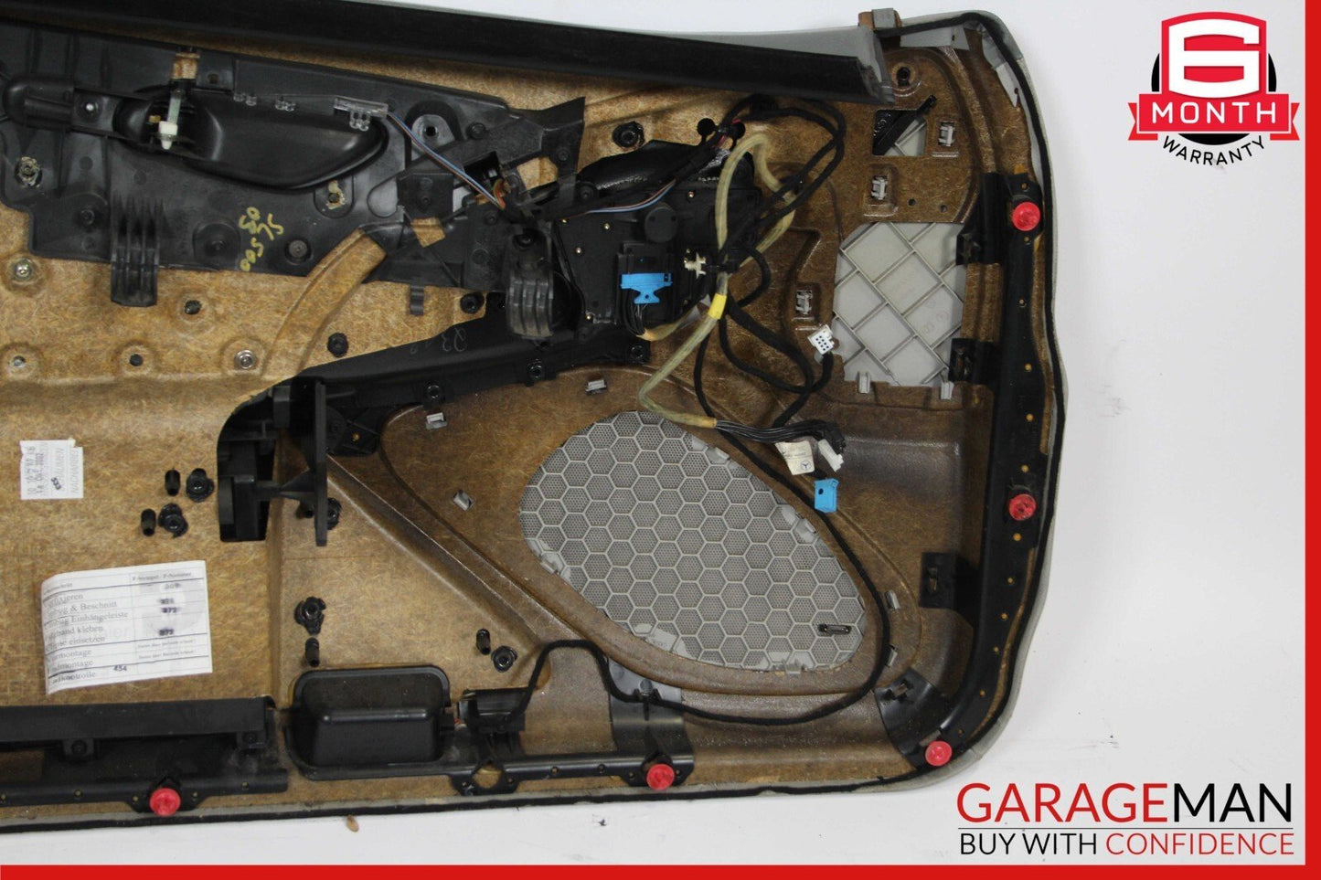 03-06 Mercedes R230 SL500 SL55 AMG Front Right Interior Door Panel Assy Grey
