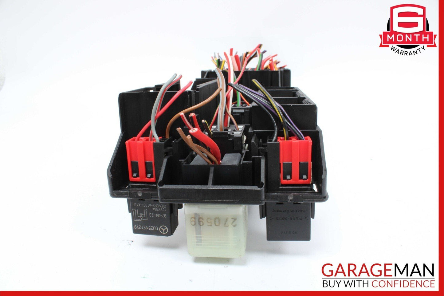 96-02 Mercedes R129 SL500 SL600 Rear Relay Fuse Box 0025421219 OEM