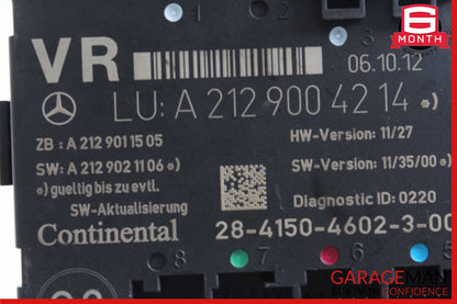 08-18 Mercedes C250 SLK250 CLS400 E350 Front Right Side Door Control Module Unit