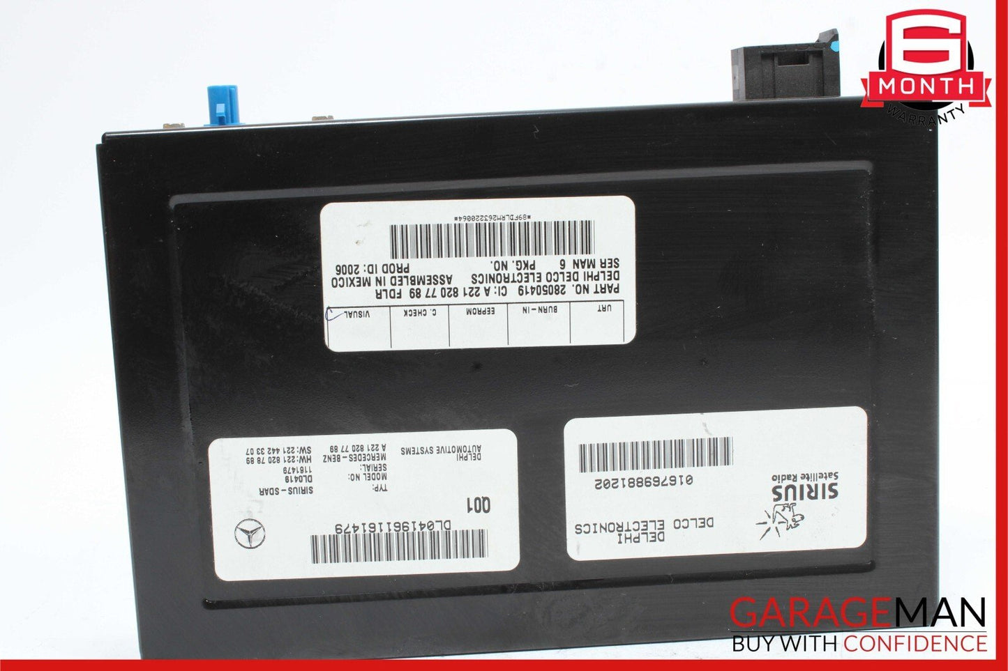 07-14 Mercedes W221 S550 SLK350 Sirius Satellite Radio Module Receiver OEM
