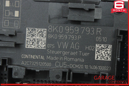 09-17 Audi Q5 SQ5 Front Left Driver Side Door Control Module Unit 8K0959793R OEM