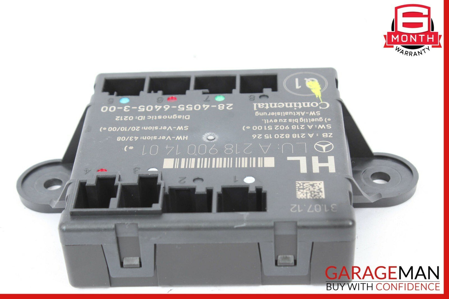 08-15 Mercedes W204 C300 Rear Left Driver Side Door Control Module Q1 OEM