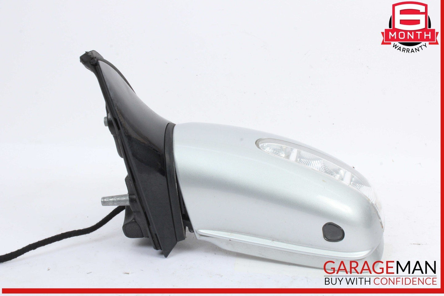 06-10 Mercedes W251 R350 4MATIC Front Left Side Door Rear View Mirror Silver OEM