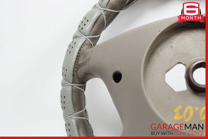 03-09 Mercedes R230 SL500 CLK350 CLK550 4 Spoke Steering Wheel Gray OEM