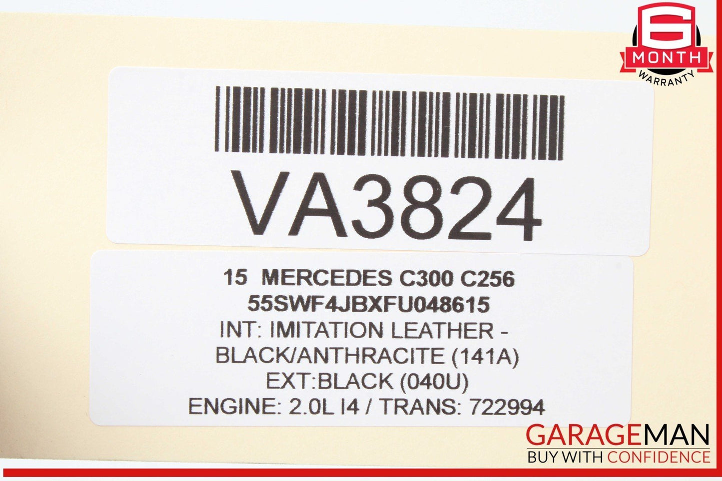 15-20 Mercedes W205 C300 GLC350e Front Right Side Door Lock Latch Actuator OEM