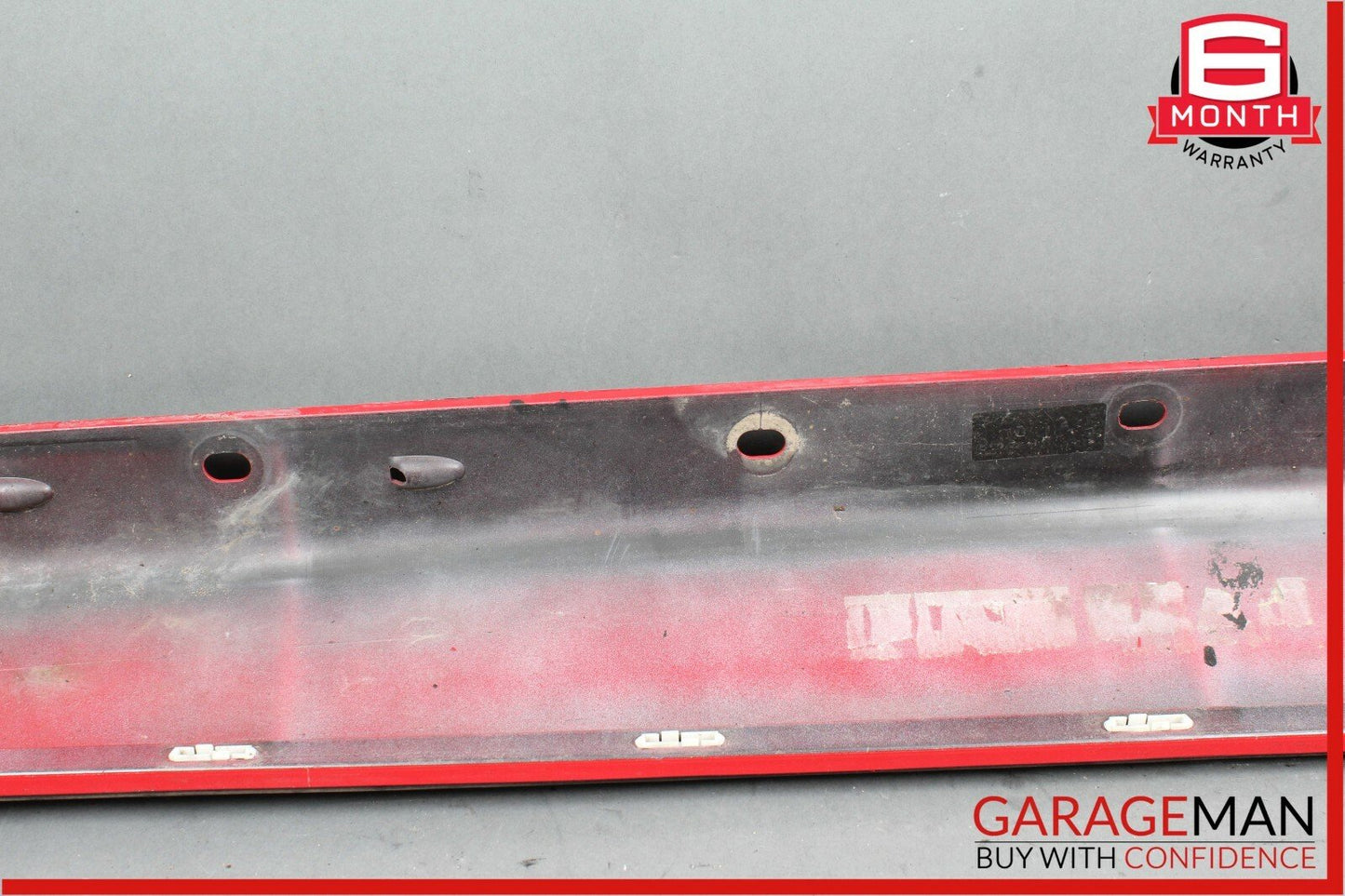02-05 Mercedes W203 C230 Coupe Left Driver Side Rocker Skirt Molding Panel Red