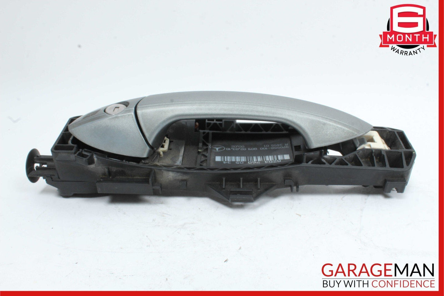 08-14 Mercedes W204 C250 Front Left Side Exterior Door Handle Palladium Silver