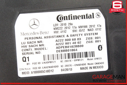 12-15 Mercedes W212 E350 C250 Communication Control Module 2229006003 OEM
