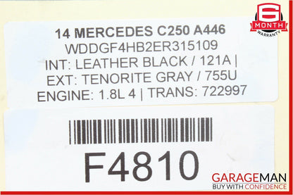 08-15 Mercedes W204 C250 C300 Top Roof Shark Fin GPS Radio Antenna OEM