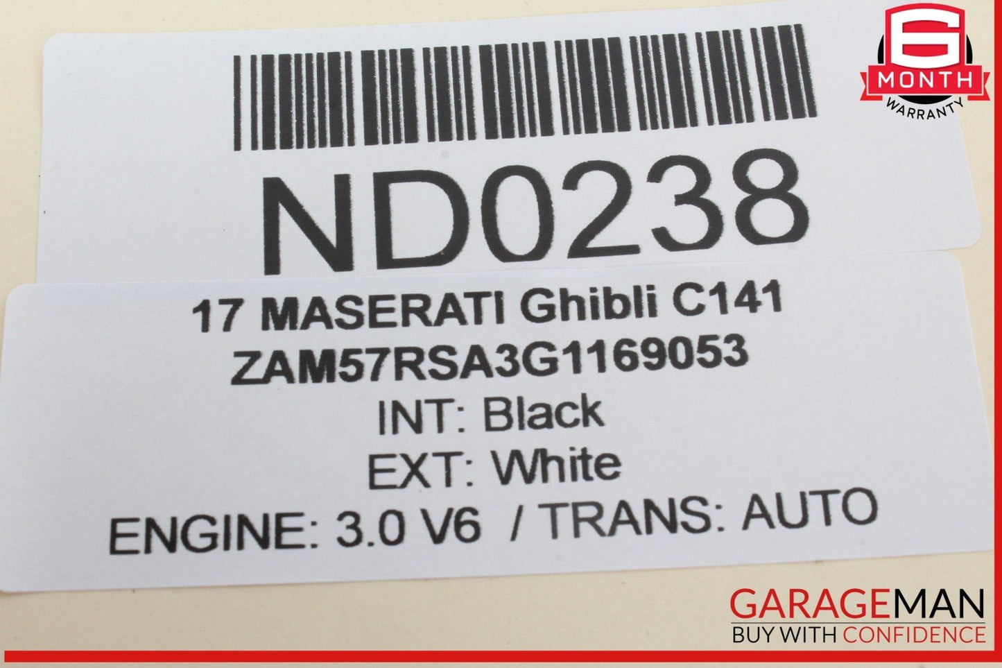 14-17 Maserati Ghibli Dash Dashboard Instrument Panel Analog Clock 670021647 OEM