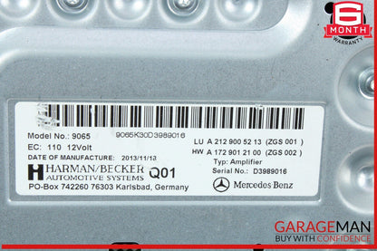 08-17 Mercedes W212 E250 E350 E63 AMG Amplifier Amp Harman Becker 2129005213 OEM