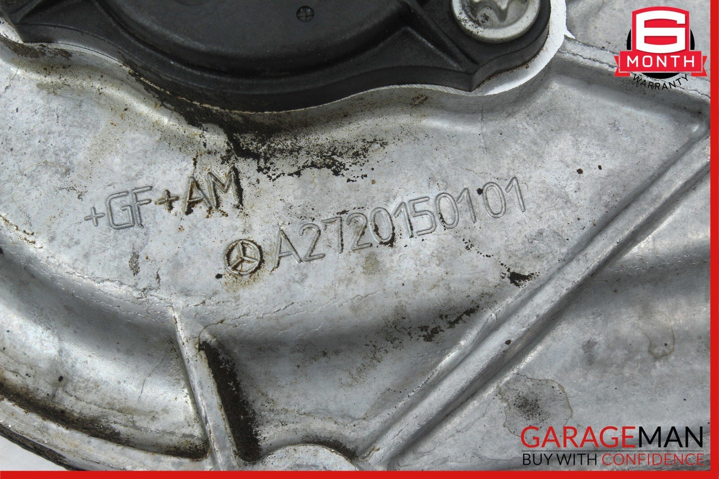 06-13 Mercedes W212 E350 S550 Front Right Engine Timing Chain Cover Plate OEM