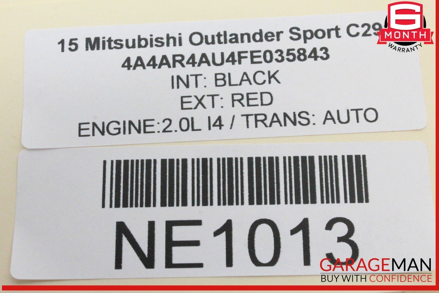 14-22 Mitsubishi Outlander Sport Rear Tailgate Trunk Lock Latch Actuator OEM