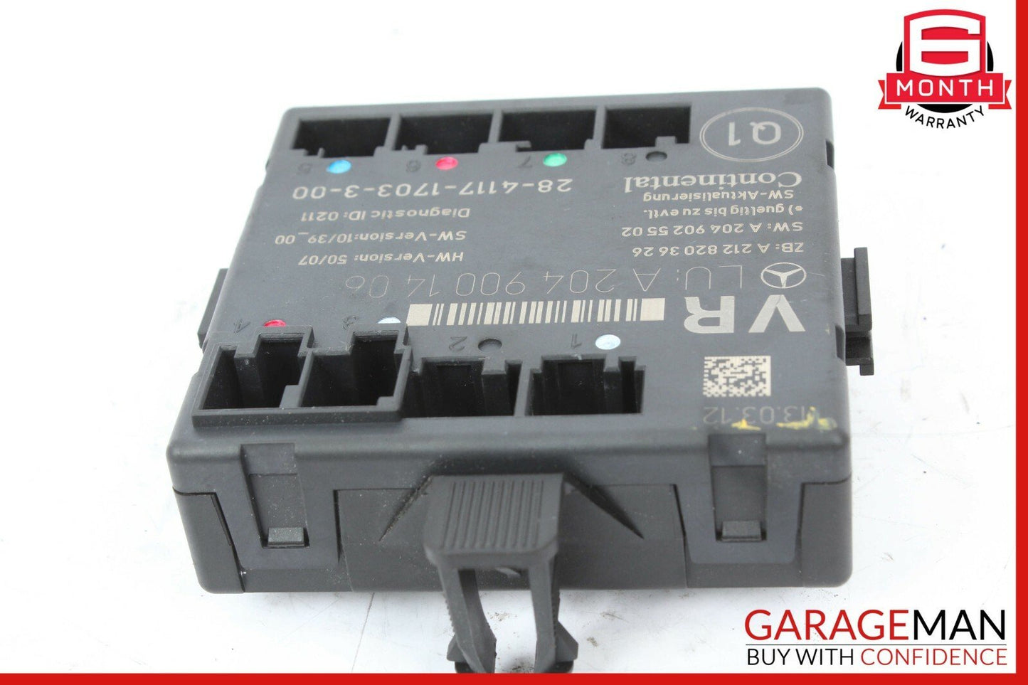 12-15 Mercedes W204 C250 C350 Coupe Front Right Side Door Control Module Unit