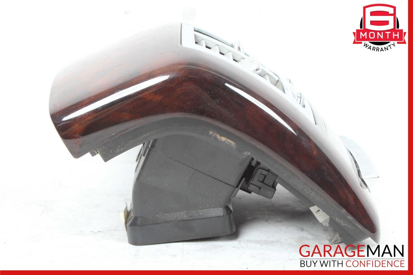 07-13 Mercedes W221 S550 S350 Rear Center Console AC A/C Air Vent Trim Wood OEM