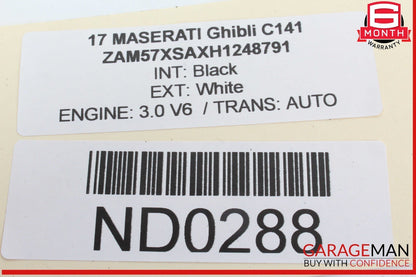 14-20 Maserati Ghibli Front Left Driver Side Door Lock Latch Actuator 670100892