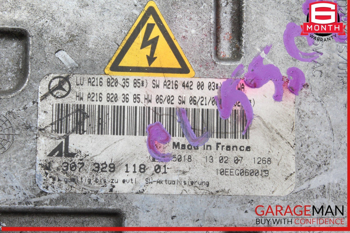 07-10 Mercede W216 CL55 AMG S450 Xenon HID Headlight Ballast Module Unit OEM
