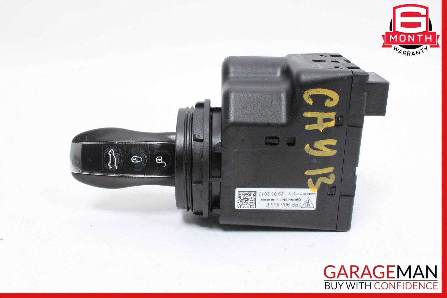 11-14 Porsche Cayenne 958 S Ignition Switch Control Module w/o Key 7PP905865 OEM