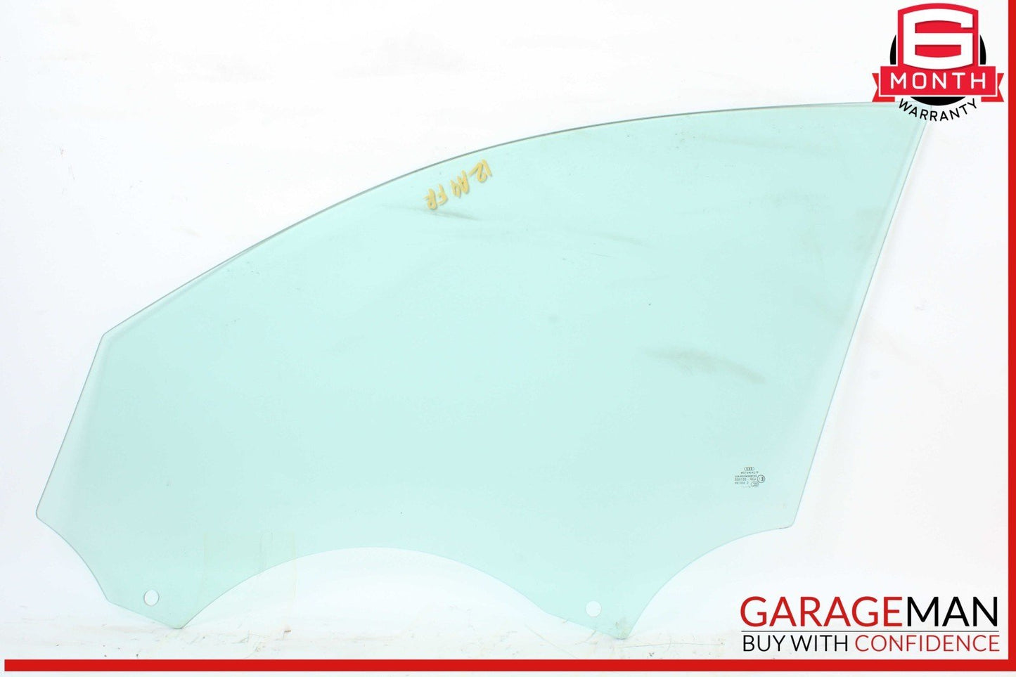09-16 Audi A4 S4 Front Right Passenger Side Door Window Glass OEM