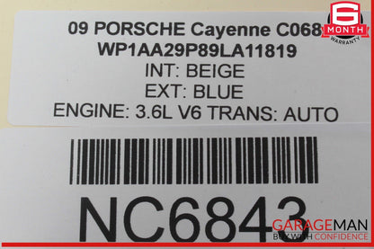 03-10 Porsche Cayenne 955 957 Front Right or Left Side Seat Headrest Head Rest