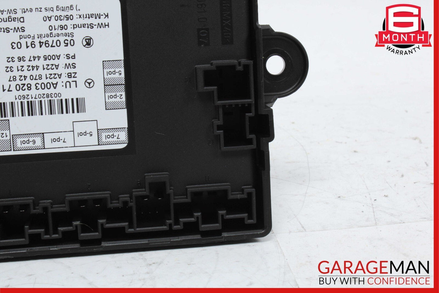 07-13 Mercedes W221 S550 S400 S600 Rear Right or Left Door Control Module Unit