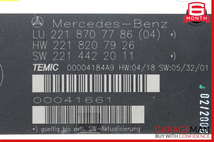 07-10 Mercedes W221 S550 CL550 Front Left or Right Seat Contour Control Module
