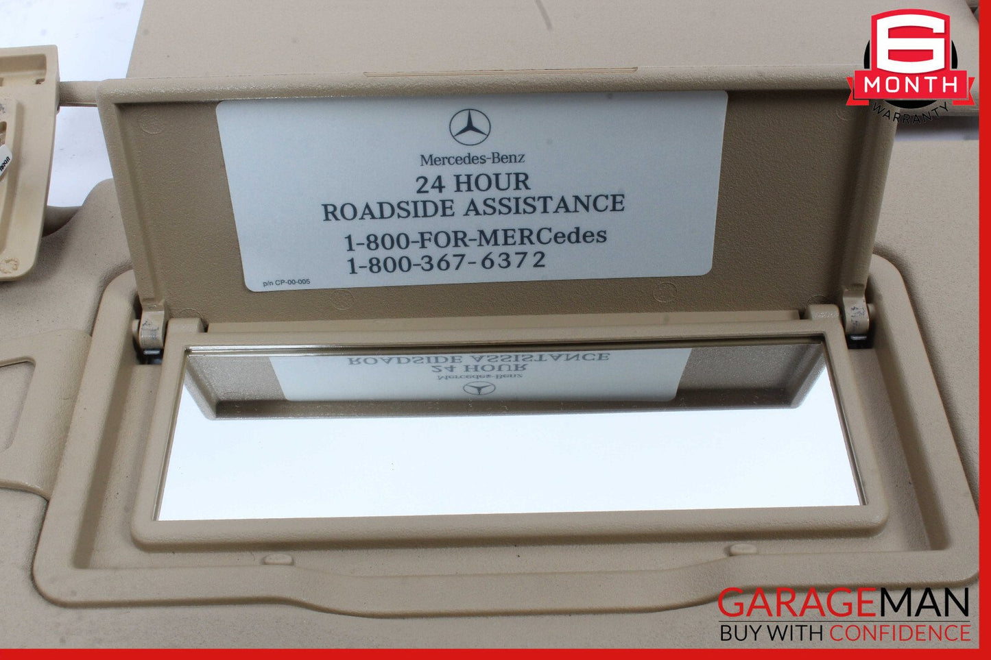 06-12 Mercedes X164 GL450 ML350 Front Left Side Sun Visor Sunvisor OEM