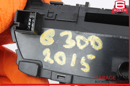 15-18 Mercedes W205 C300 4MATIC Center Dash Hazard Control Switch w/ Clock OEM