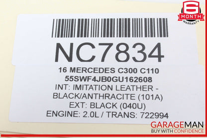 15-20 Mercedes W205 C300 C350e C43 AMG Rear Left Side Door Lock Latch Actuator