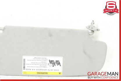 07-13 Mercedes W221 S550 Sun Visor Sunvisor Shade Cover Left Driver Side Gray