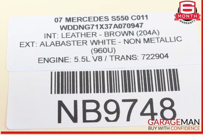 07-14 Mercedes W221 S550 CL550 Voice Language Communication Control Module OEM