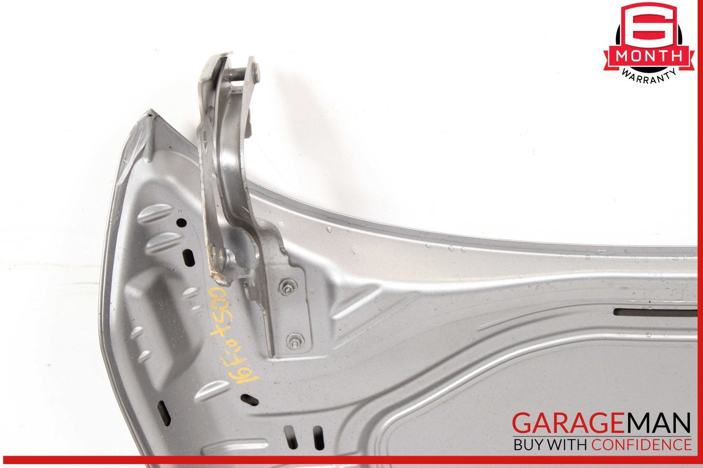 12-19 Fiat 500 Front Hood Bonnet Cover Panel Gray OEM