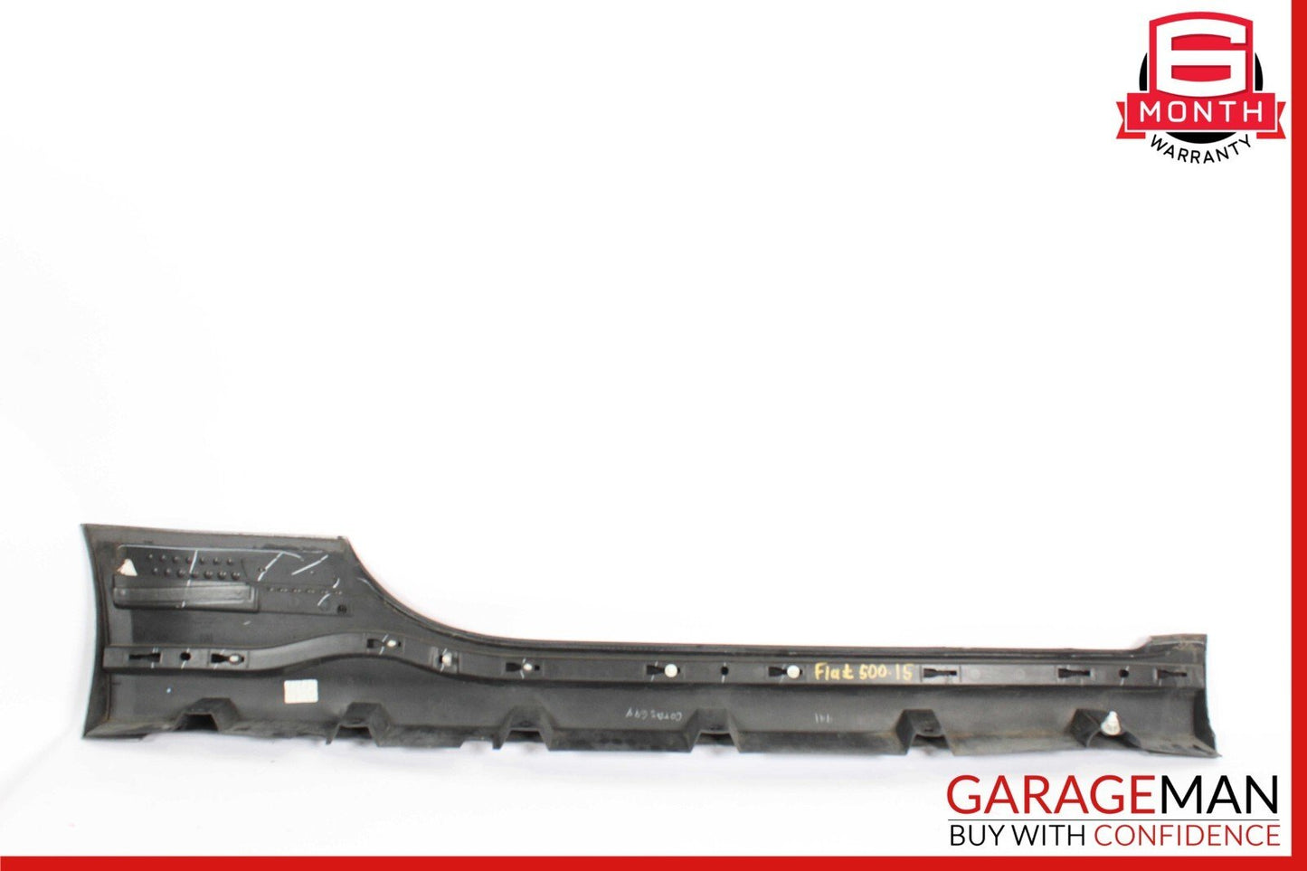 13-19 Fiat 500 Electric Left Driver Side Skirt Rocker Panel Molding Silver OEM