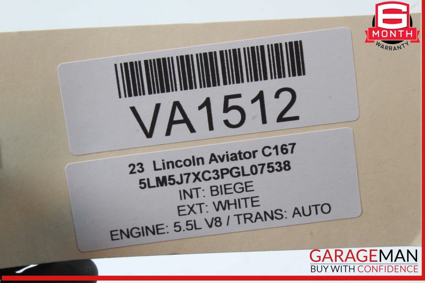 20-24 Lincoln Aviator AC A/C Air Conditioning Compressor L1MH-19D629-LB OEM