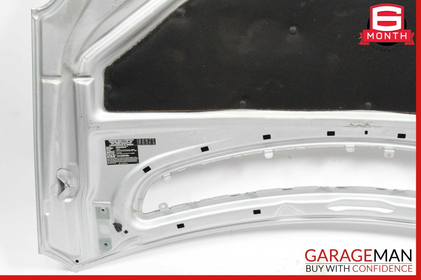 06-10 Mercedes W251 R350 R550 Front Hood Bonnet Panel Silver OEM
