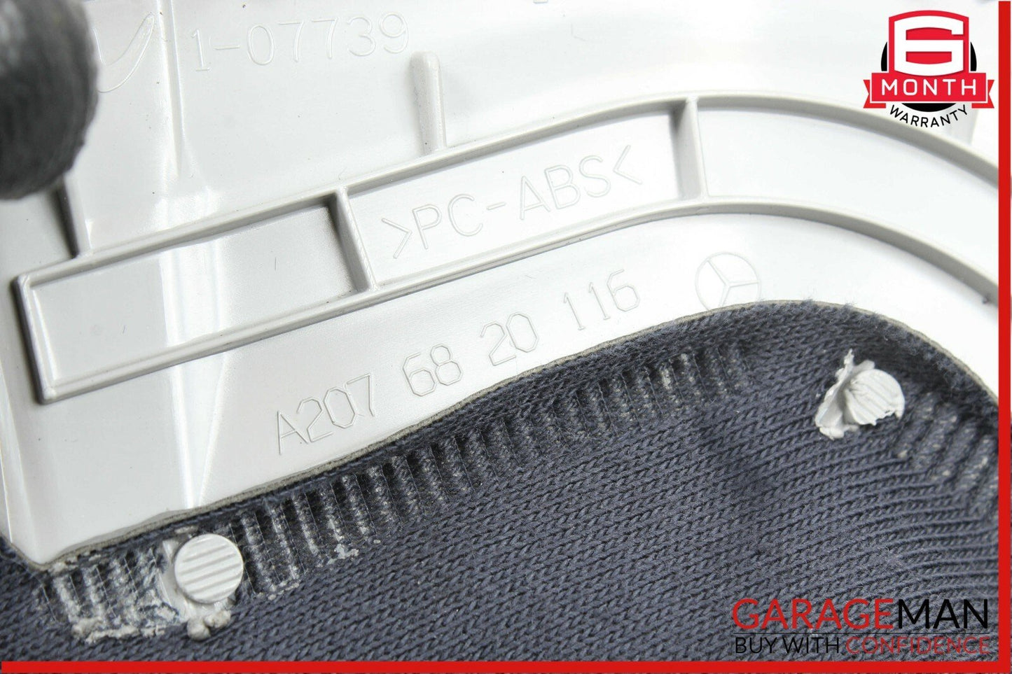 10-13 Mercedes W207 E350 E550 Steering Column Surround Trim Cover Panel Gray OEM