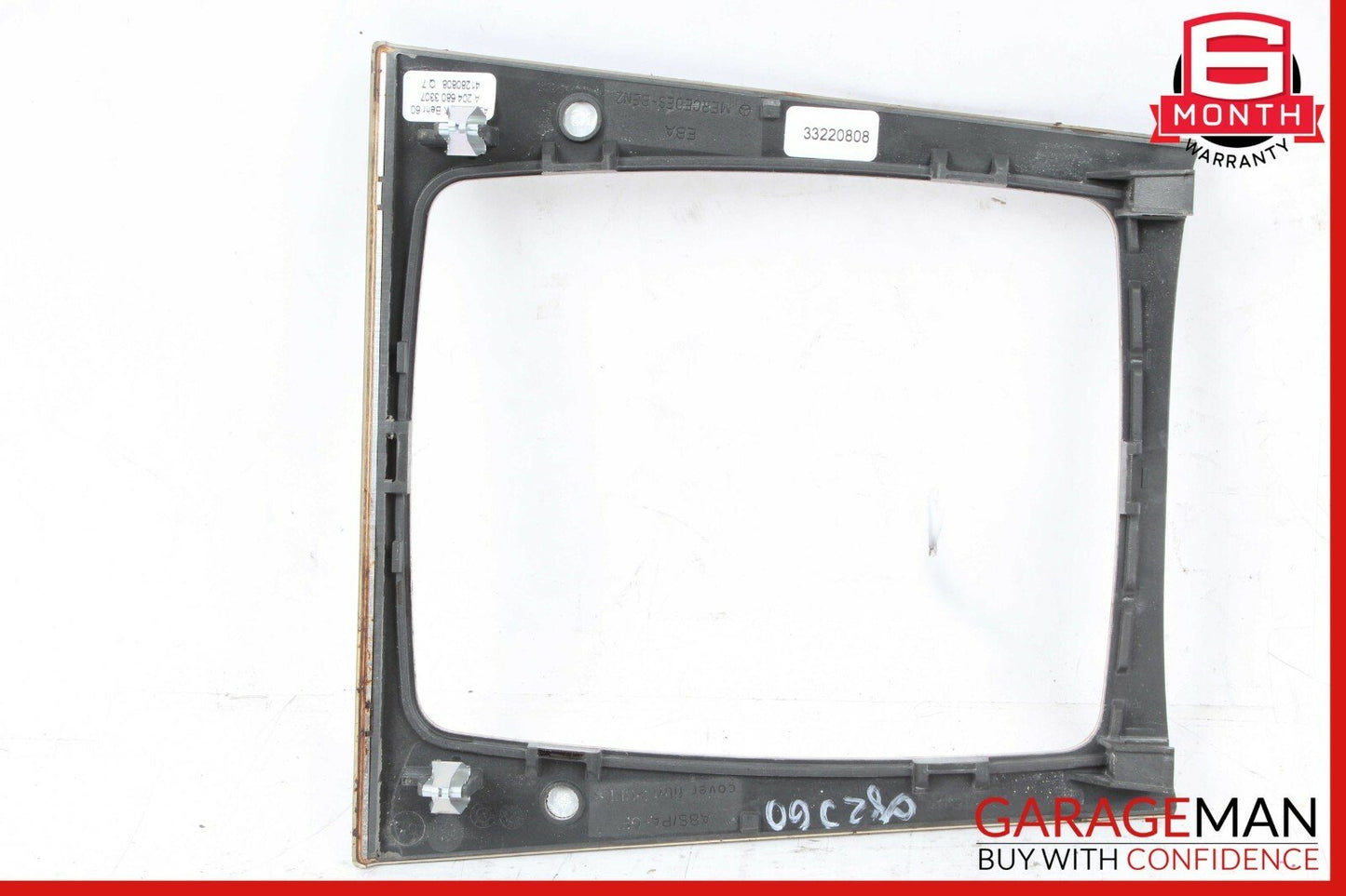 08-15 Mercedes W204 C300 Center Console Shift Shifter Bezel Trim 2046803307 OEM