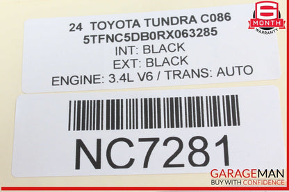 22-25 Toyota Tundra Park Parking Assist Surround View Camera Control Module Unit